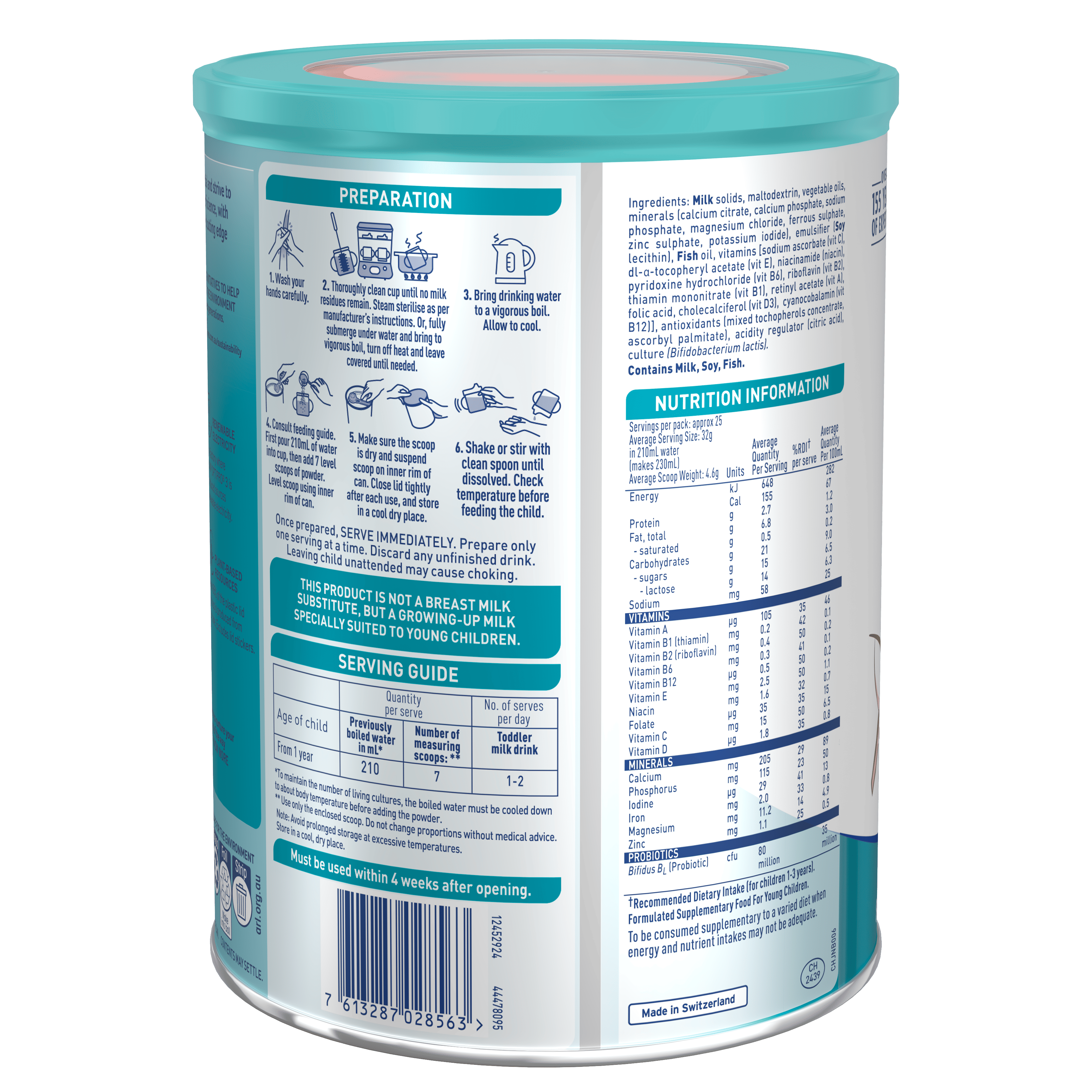 Nestlé NAN OPTIPRO 3 Toddler Formula, From 1 Year – 800g_5