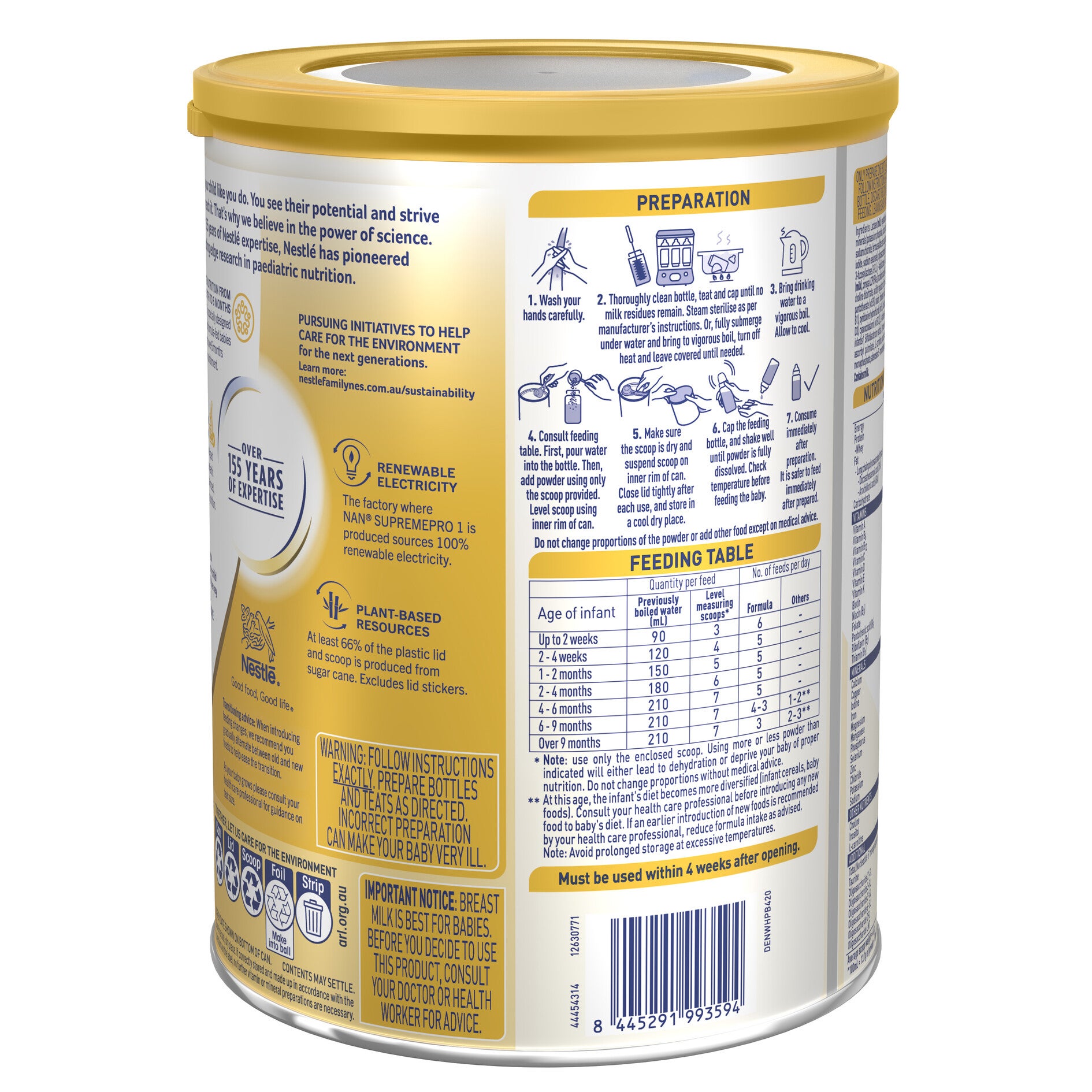 NAN SUPREMEpro 1 800g - Right