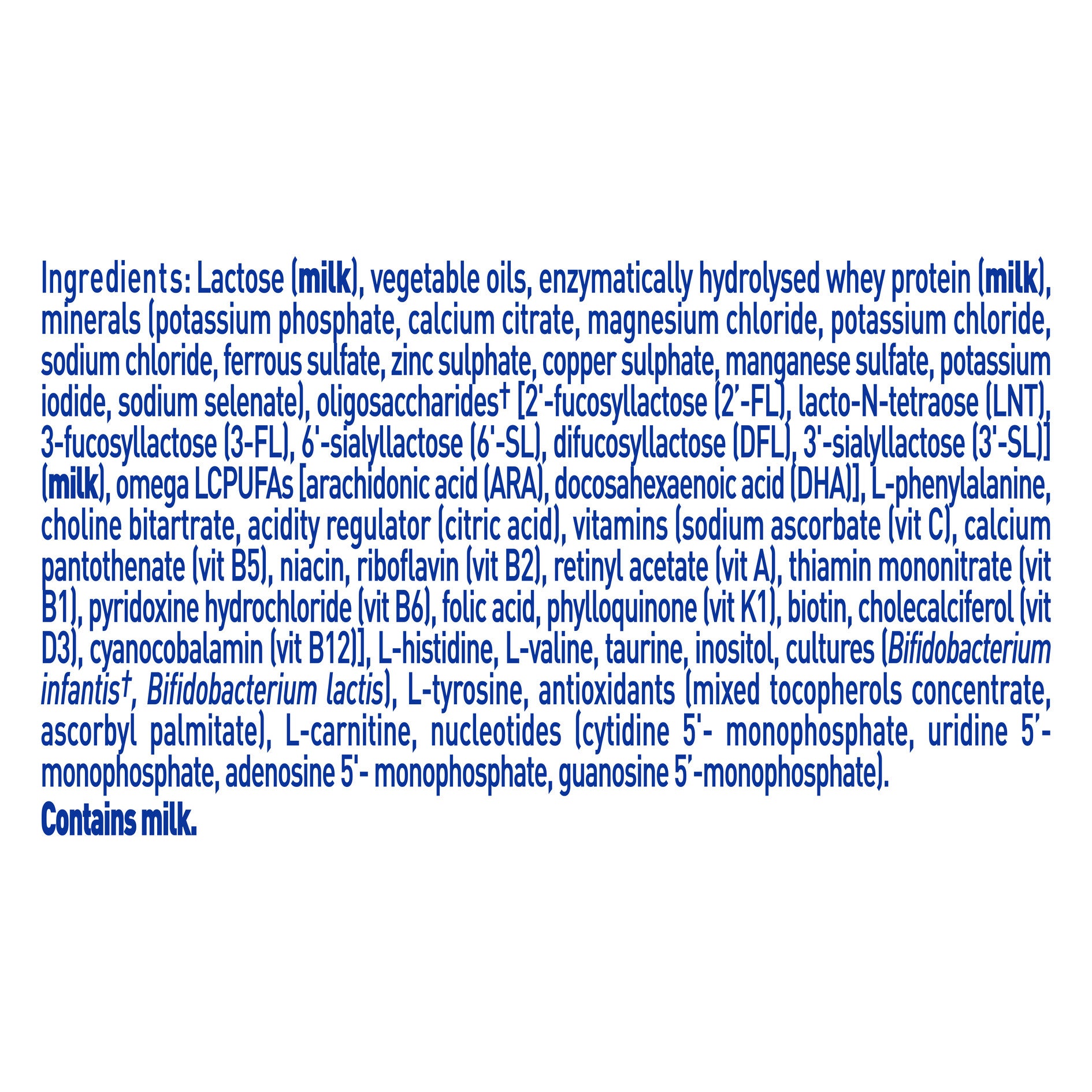 NAN SUPREMEpro 1 800g - Ingredients