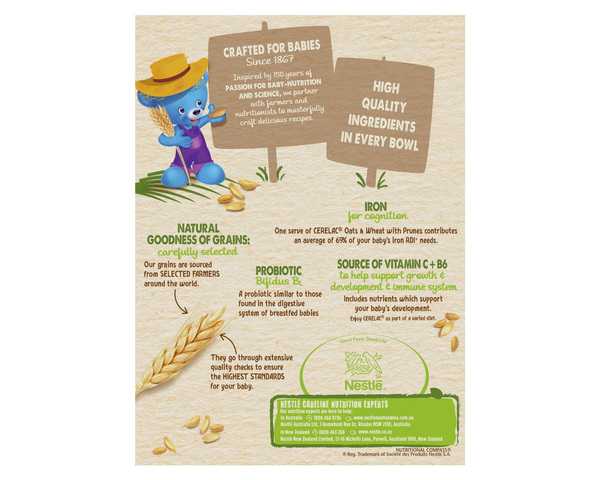 CERELAC Oats & Wheat with Prune