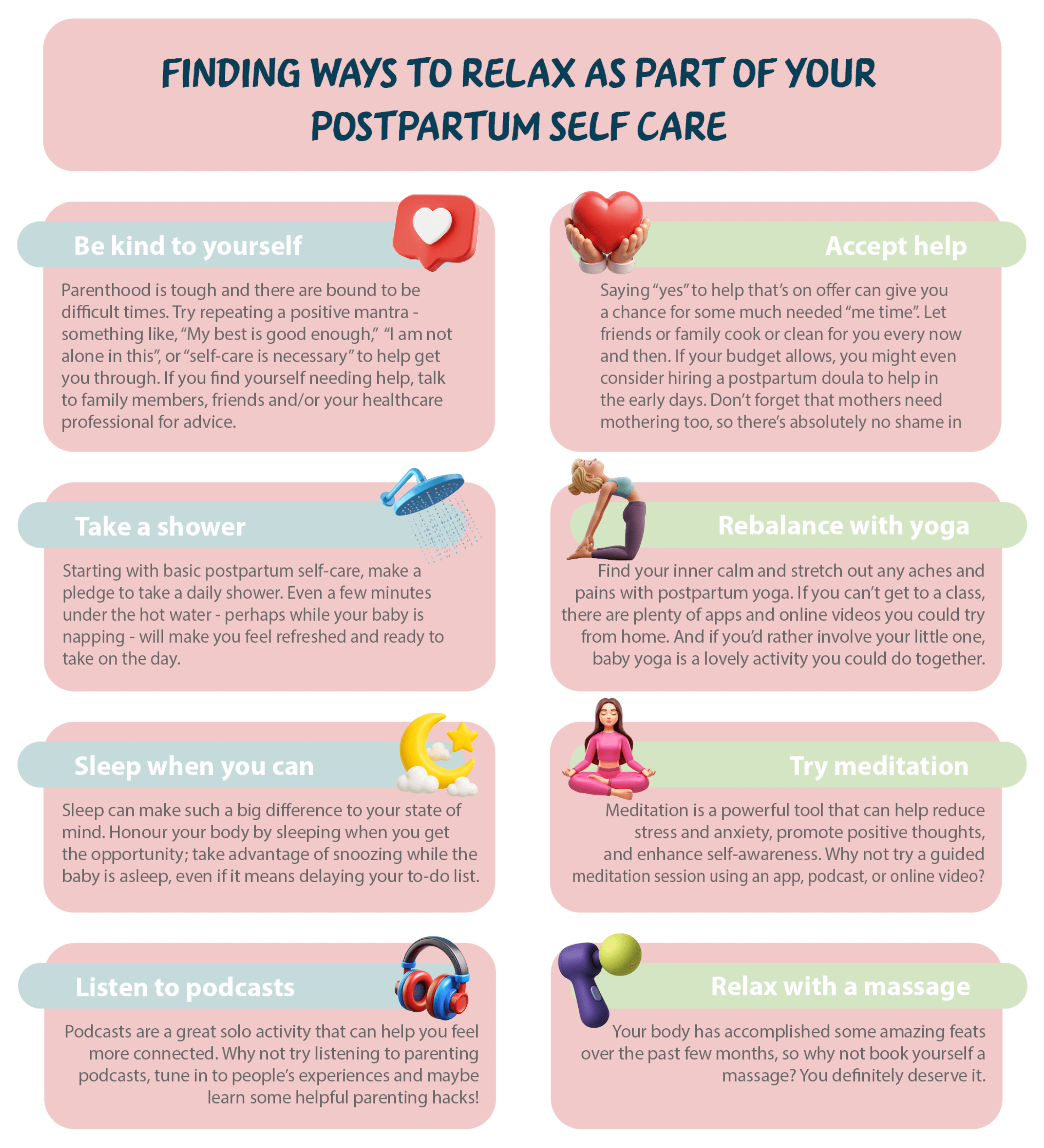 postpartum self care