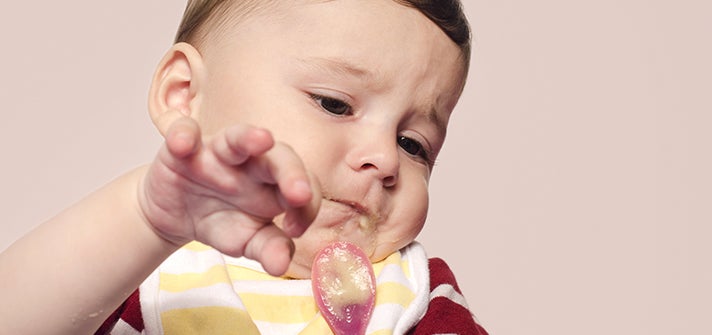 Face of feeding: the spoon shove