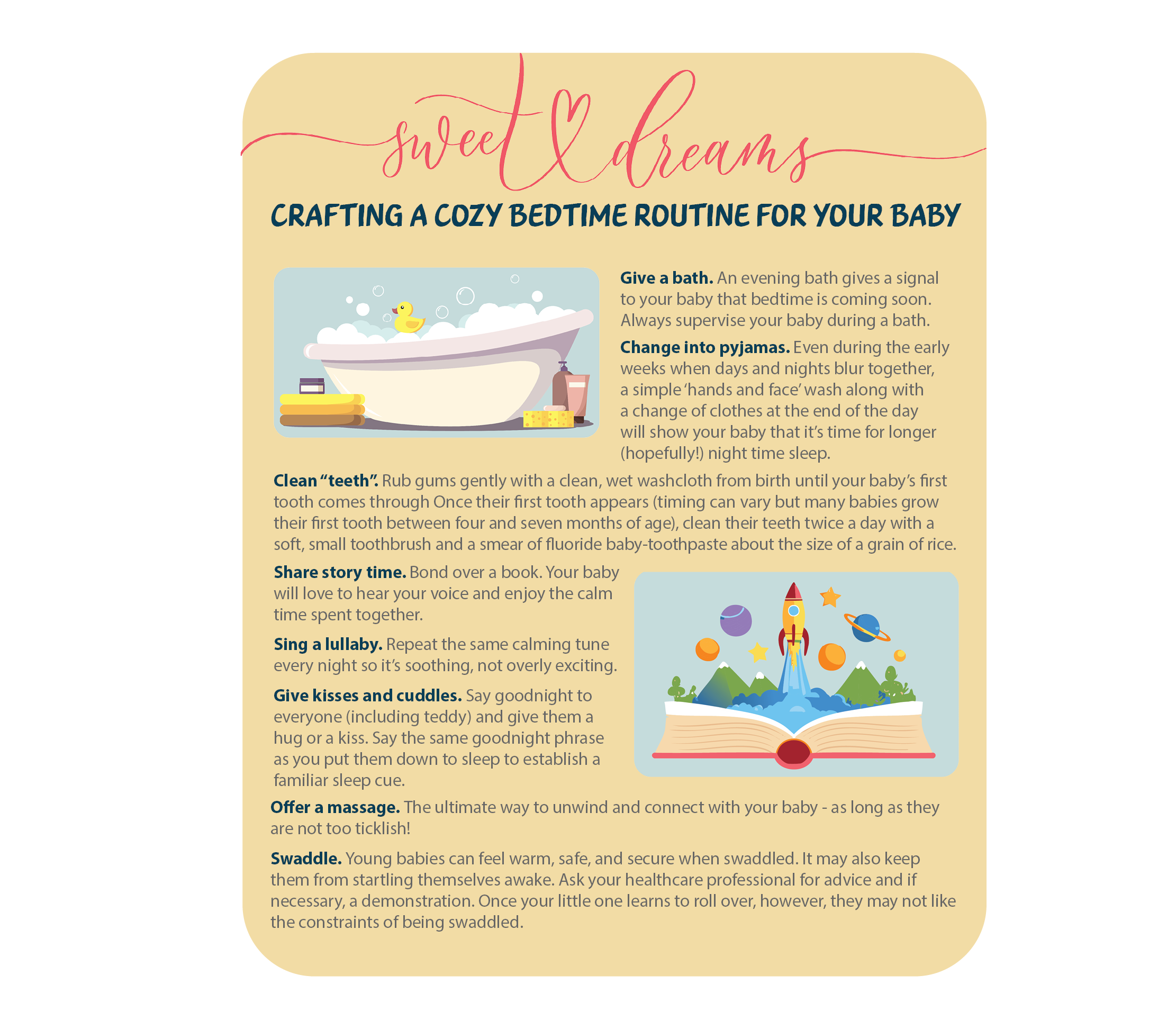 crafting a bedtime routine
