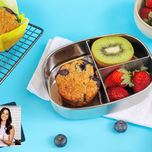 Banana Blueberry Muffins