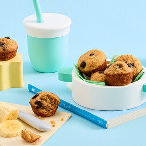 Chocolate Chip Banana Mini Muffins Chocolate Chip Banana Mini Muffins