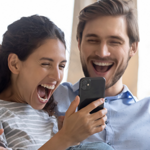 Couple celebrating Couple celebrating