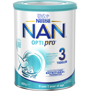 NAN OPTIPRO 3 Toddler Formula, From 1 Year – 800g – 800g Front NAN OPTIPRO 3 Toddler Formula, From 1 Year – 800g – 800g Front