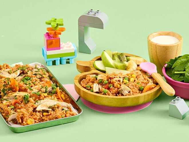 Chicken and Rice Tray Bake Chicken and Rice Tray Bake