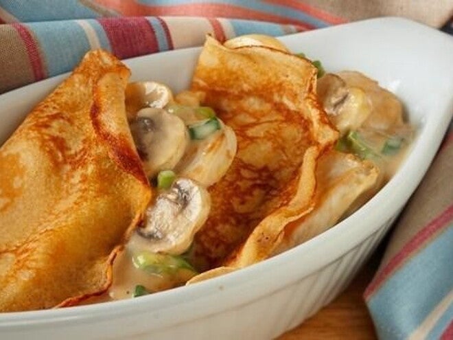 Chicken and Mushroom Crepes Chicken and Mushroom Crepes