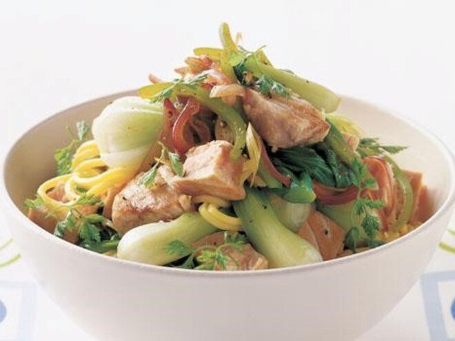 Stirfry Fish with Lemongrass & Asian Greens Stirfry Fish with Lemongrass & Asian Greens