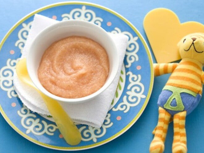 Strawberry and Apple Puree with Polenta Strawberry and Apple Puree with Polenta