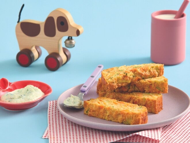 Zucchini Slice with Tzatziki Zucchini Slice with Tzatziki