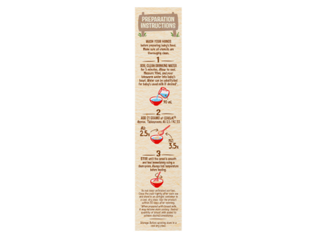 CERELAC Multigrain with Banana and Apple - Preparation Instructions