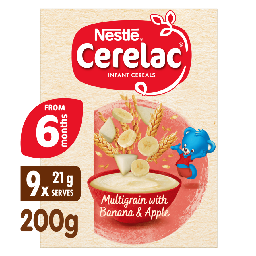 Nestlé CERELAC Multigrain Cereal for Infants with Banana & Apple – 200g -8