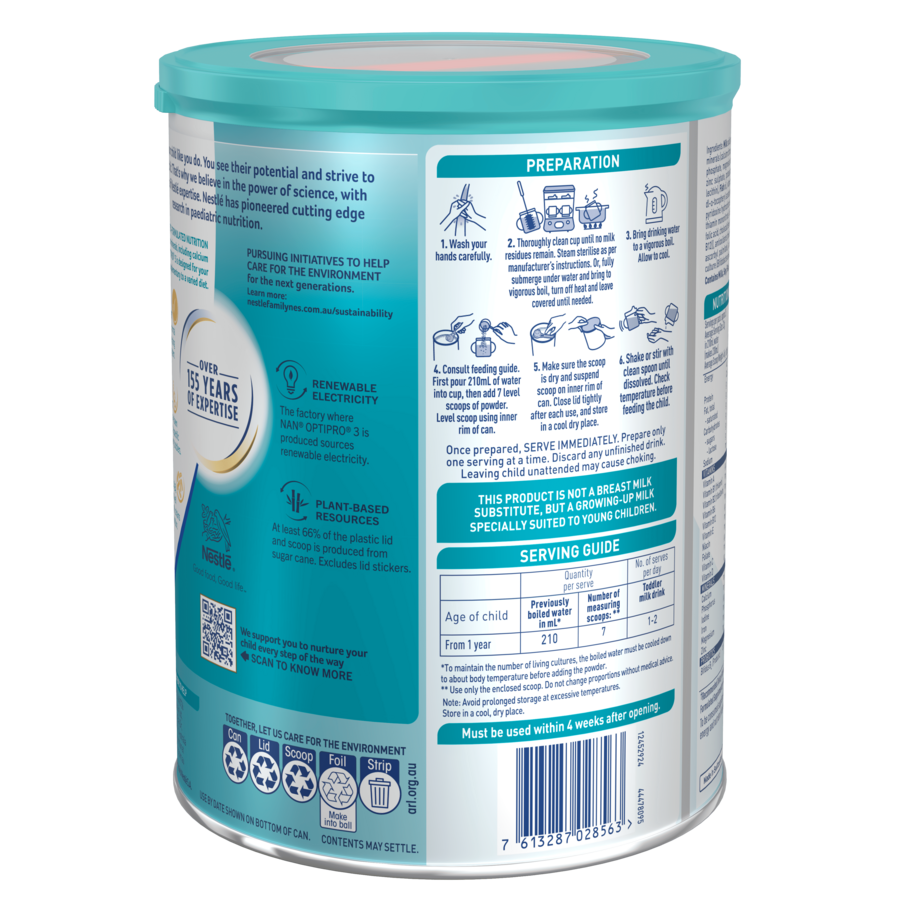 Nestlé NAN OPTIPRO 3 Toddler Formula, From 1 Year – 800g_6