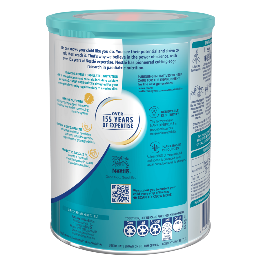 Nestlé NAN OPTIPRO 3 Toddler Formula, From 1 Year – 800g_7