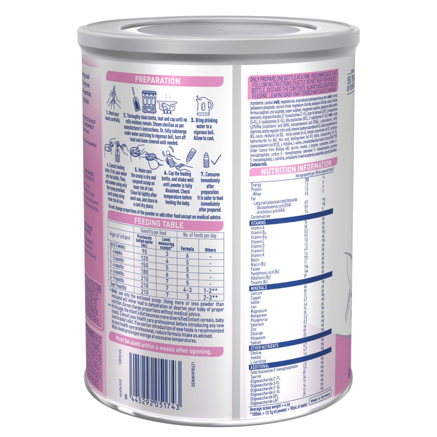 Nestlé NAN SENSITIVE Infant Formula, From Birth to 12 Months – 800g - Back