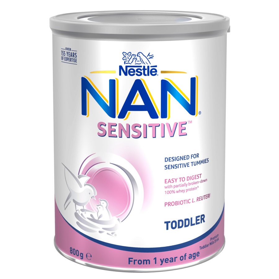 Nestlé NAN SENSITIVE Toddler, Premium Toddler 1+ Years Milk Drink – 800g Front