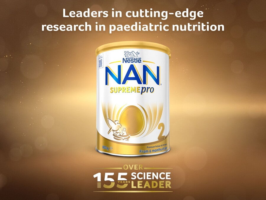 Leaders in cutting-edge research in paediatric nutrition - Nestlé NAN SUPREMEpro 2, Premium Follow-On Formula 6-12 Months – 800g Leaders in cutting-edge research in paediatric nutrition - Nestlé NAN SUPREMEpro 2, Premium Follow-On Formula 6-12 Months – 800g