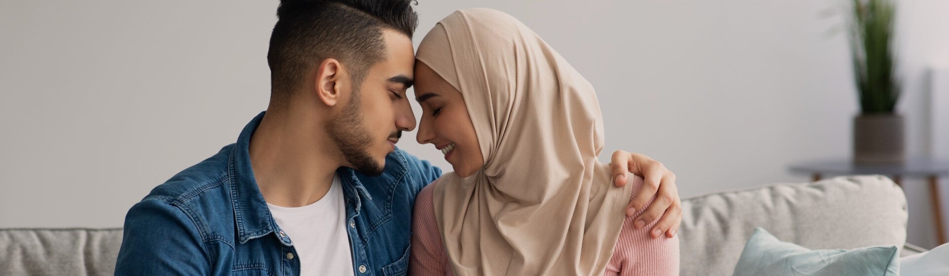 man and woman looking intimate holding pregnancy test man and woman looking intimate holding pregnancy test