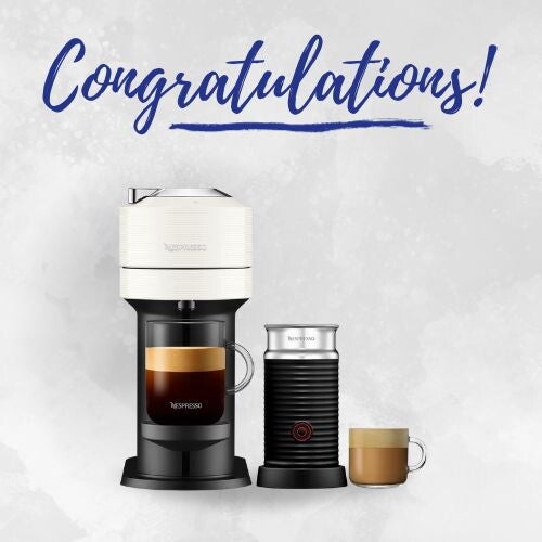 Congratulations to nespresso vertuo next bundle winner Congratulations to nespresso vertuo next bundle winner