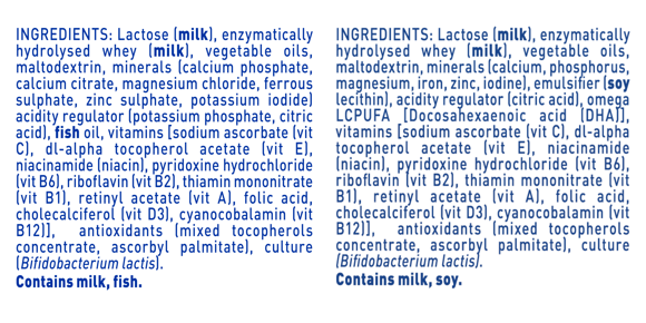 NAN SUPREMEpro 4 Ingredients Update NAN SUPREMEpro 4 Ingredients Update