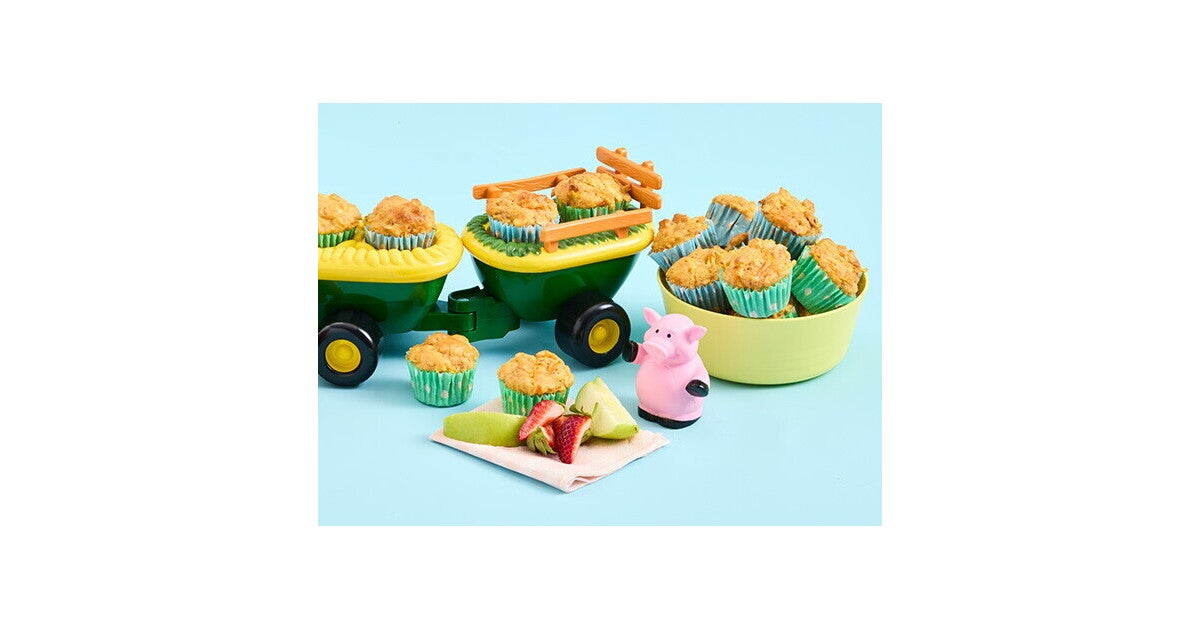 Mini Carrot and Apple Muffins | Toddler-Friendly Snack