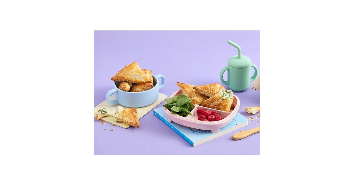 Toddler-Approved Spinach and Feta Triangles Recipe
