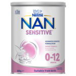 Nestlé NAN SENSITIVE Infant Formula, From Birth to 12 Months – 800g - Front