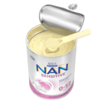 Nestlé NAN SENSITIVE Infant Formula, From Birth to 12 Months – 800g - scoop