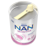 Nestlé NAN SENSITIVE Infant Formula, From Birth to 12 Months – 800g - separate storage area for the scoop