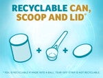 NAN OPTIPRO 3 800g - Recyclable can, scoop and lid