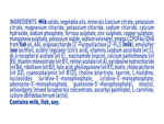 NAN OPTIPRO 1 Baby Formula 800g - Ingredients
