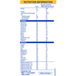 Nestlé NAN SUPREMEpro 2, Premium Follow-On Formula 6-12 Months – 800g - Nutrition Information Panel Nestlé NAN SUPREMEpro 2, Premium Follow-On Formula 6-12 Months – 800g - Nutrition Information Panel