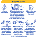 Nestlé NAN SUPREMEpro 2, Premium Follow-On Formula 6-12 Months – 800g - Preparation Instruction Nestlé NAN SUPREMEpro 2, Premium Follow-On Formula 6-12 Months – 800g - Preparation Instruction