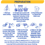 Nestlé NAN SUPREMEpro 4, Premium Toddler 2+ Years Milk Drink – 800g - Preparation Instruction